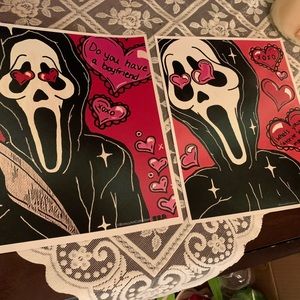 Two 8x10 Ghostface Pictures / Scream Photos / Horror